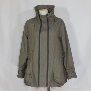 Cop Copine Design Paris Double zipper Olive Jacket  women's coat size 38